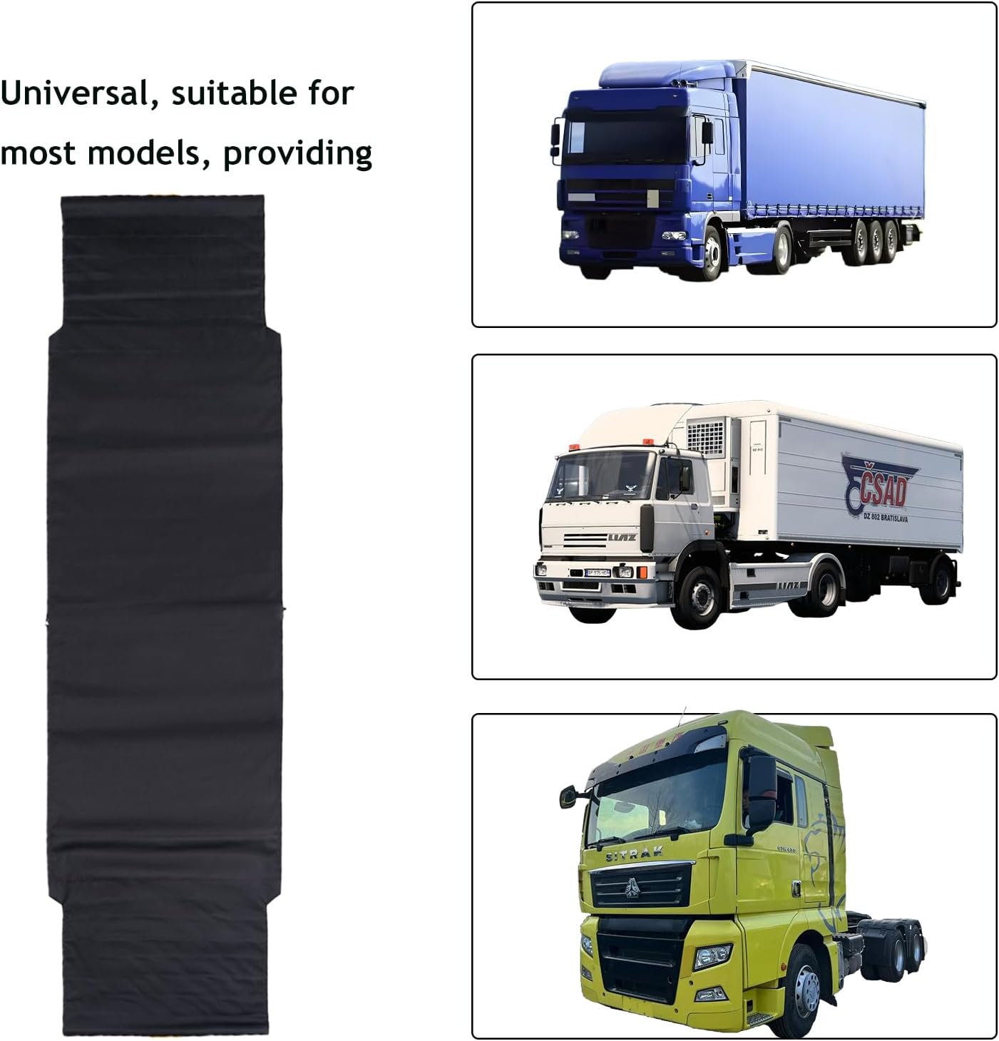Truck Day Cab Hammock, Semi Truck Sleeping Solution, Black, Support Over 150kg, Comfortable Rest Platform, Best Gift for Driver