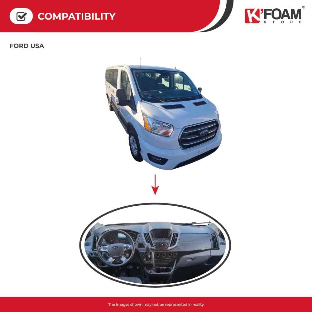 Front Seat Mattress for Ford Transit 150, 250, 350 and Custom Camper RV (2014-2025) Front Cab Bed for Children and Pet